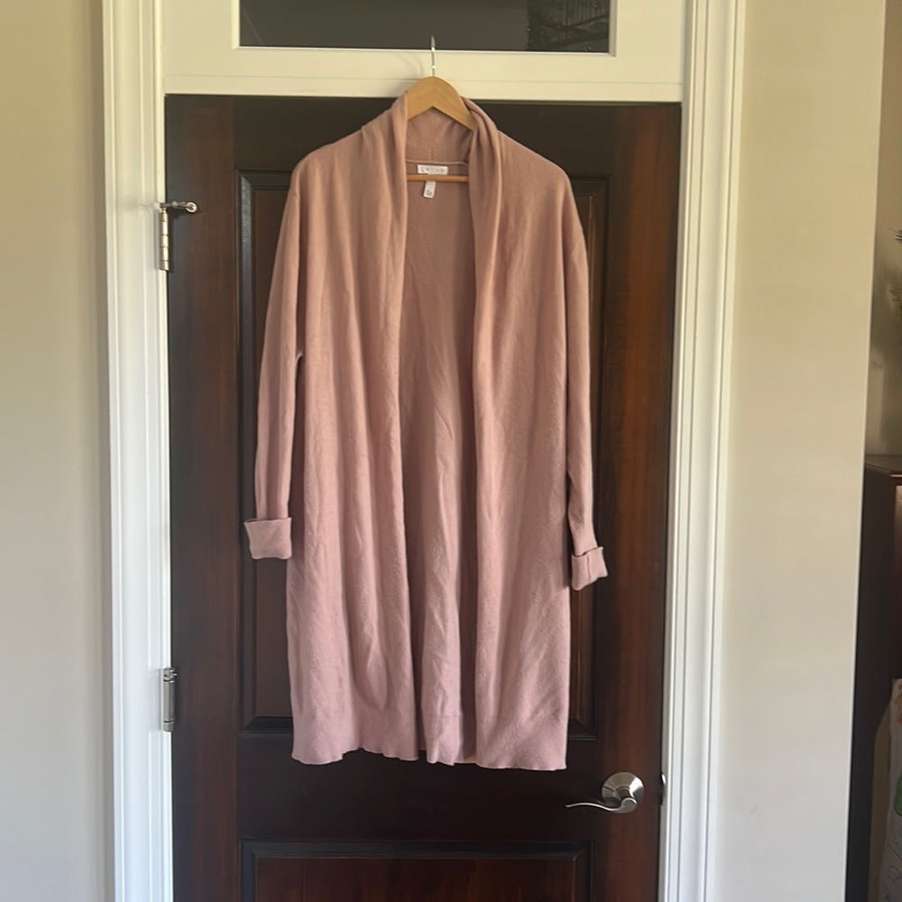 Leith long sweater in mauve